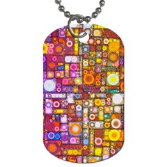 Circles City Dog Tag (one Side)