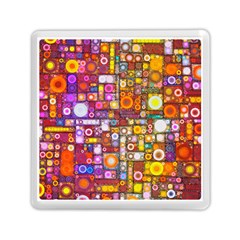 Circles City Memory Card Reader (square)  by KirstenStar