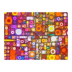 Circles City Double Sided Flano Blanket (mini) 