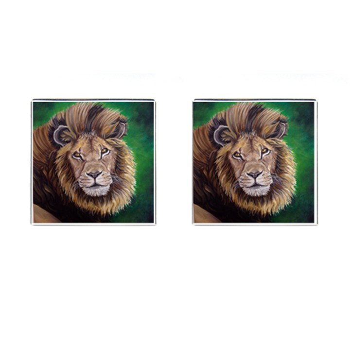 Lion Cufflinks (Square)