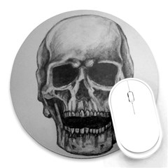 Skull Round Mousepads