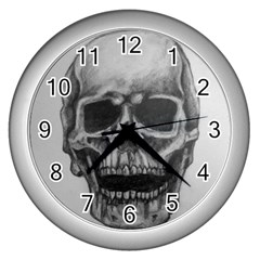 Skull Wall Clocks (silver) 