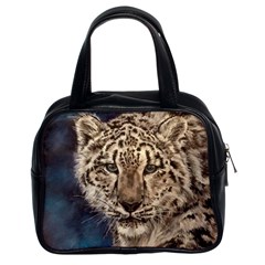 Snow Leopard Classic Handbags (2 Sides)