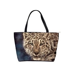 Snow Leopard Shoulder Handbags by ArtByThree