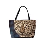 Snow Leopard Shoulder Handbags Back