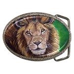 Lion Belt Buckles Front