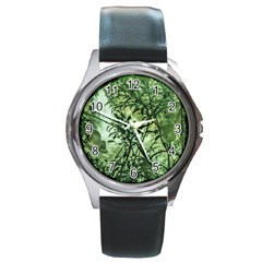 Jungle View At Iguazu National Park Round Metal Watches