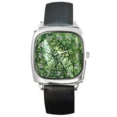 Jungle View At Iguazu National Park Square Metal Watches by dflcprints