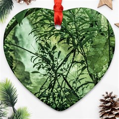 Jungle View At Iguazu National Park Heart Ornament (2 Sides)