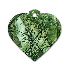 Jungle View At Iguazu National Park Dog Tag Heart (one Side) by dflcprints