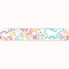 Cute Pastel Tones Elephant Pattern Small Bar Mats