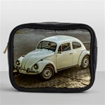 Classic Beetle Car Parked On Street Mini Toiletries Bags Front