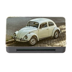 Classic Beetle Car Parked On Street Memory Card Reader With Cf by dflcprints