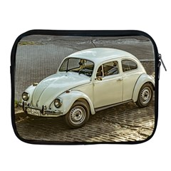 Classic Beetle Car Parked On Street Apple Ipad 2/3/4 Zipper Cases by dflcprints