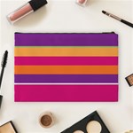 Jagged stripes Cosmetic Bag (Large) Back