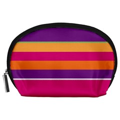 Jagged stripes Accessory Pouch