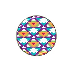 Triangles And Other Shapes Pattern Hat Clip Ball Marker