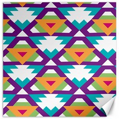 Triangles And Other Shapes Pattern Canvas 20  X 20 