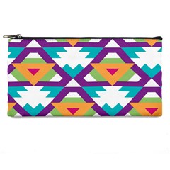 Triangles And Other Shapes Pattern Pencil Case by LalyLauraFLM