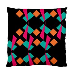 Shapes In Retro Colors  Standard Cushion Case (two Sides)