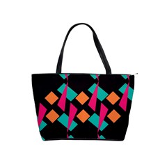 Shapes In Retro Colors  Classic Shoulder Handbag by LalyLauraFLM