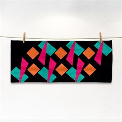 Shapes In Retro Colors  Hand Towel