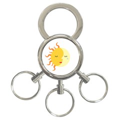 Coexist 3-ring Key Chains