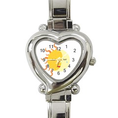 Coexist Heart Italian Charm Watch