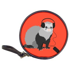 Funny Music Lover Ferret Classic 20-cd Wallets by CreaturesStore