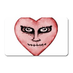 Angry Devil Heart Drawing Print Magnet (rectangular) by dflcprints