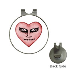 Angry Devil Heart Drawing Print Hat Clips With Golf Markers