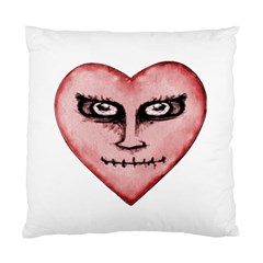 Angry Devil Heart Drawing Print Standard Cushion Case (one Side) 