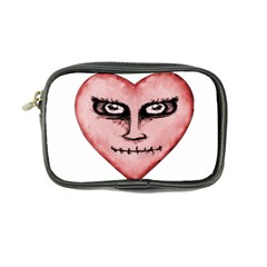 Angry Devil Heart Drawing Print Coin Purse by dflcprints