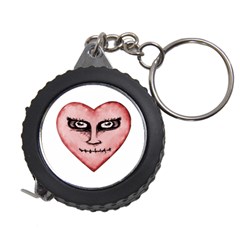 Angry Devil Heart Drawing Print Measuring Tapes