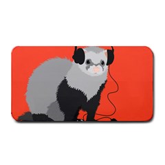 Funny Music Lover Ferret Medium Bar Mats by CreaturesStore