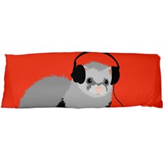 Funny Music Lover Ferret Body Pillow Cases (dakimakura)  by CreaturesStore