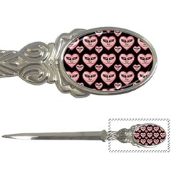 Angry Devil Hearts Seamless Pattern Letter Openers