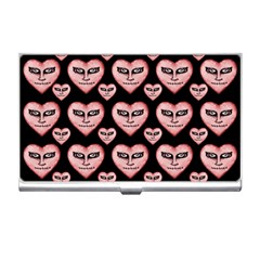 Angry Devil Hearts Seamless Pattern Business Card Holders by dflcprints