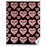 Angry Devil Hearts Seamless Pattern Canvas 36  x 48   35.26 x46.15  Canvas - 1