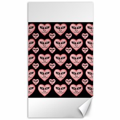 Angry Devil Hearts Seamless Pattern Canvas 40  X 72  