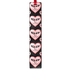 Angry Devil Hearts Seamless Pattern Large Book Marks