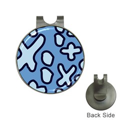 Blue Maths Signs Hat Clips With Golf Markers by maregalos