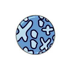 Blue Maths Signs Hat Clip Ball Marker (10 Pack)