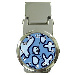 Blue Maths Signs Money Clip Watches