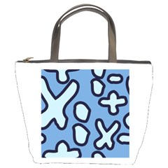 Blue Maths Signs Bucket Bags