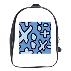 Blue Maths Signs School Bags(large) 