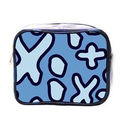 Blue Maths Signs Mini Toiletries Bags