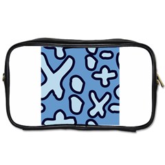 Blue Maths Signs Toiletries Bags