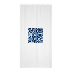 Blue Maths Signs Shower Curtain 36  X 72  (stall) 