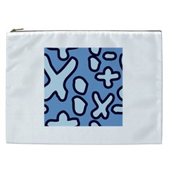 Blue Maths Signs Cosmetic Bag (xxl) 